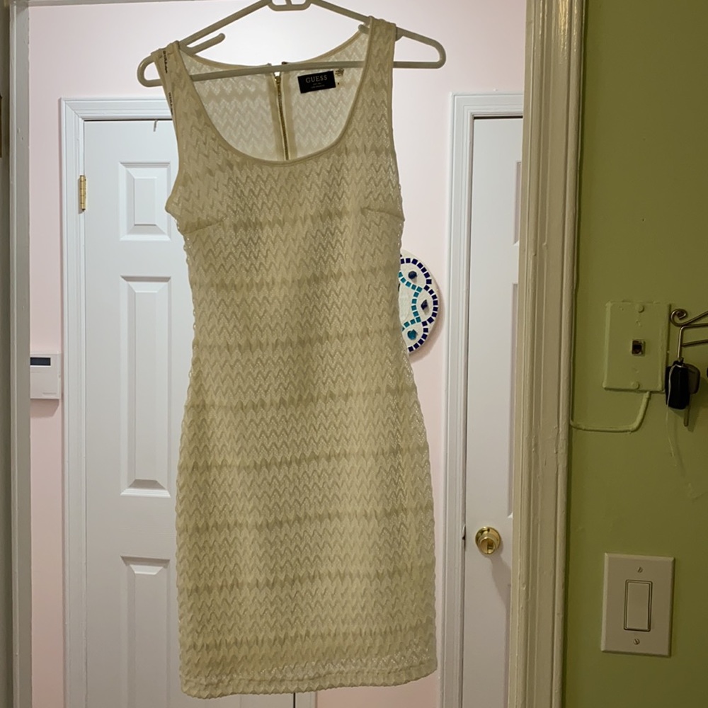 White guess dress